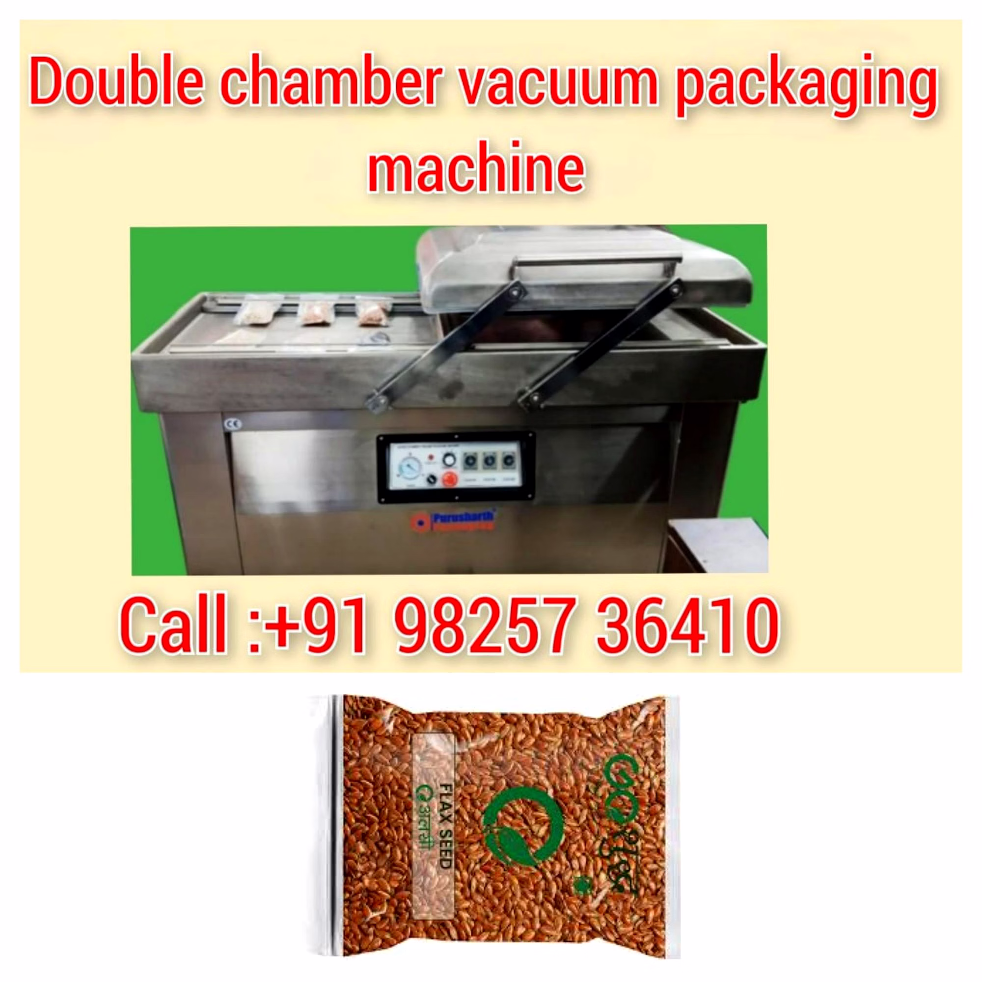 flax seeds packing machine