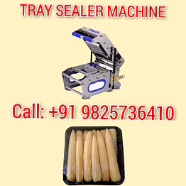 purusharth baby corn tray sealer packaging machine