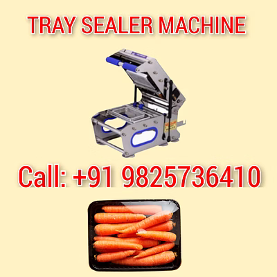 purusharth carrot tray sealer packaging machine