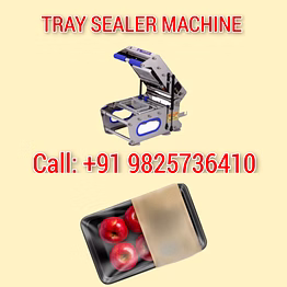 purusharth apple tray sealer packaging machine