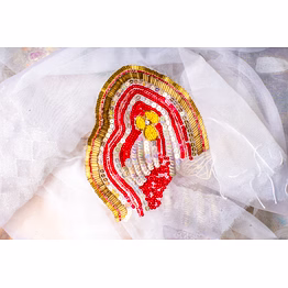bead and sequin hand-embroidered services