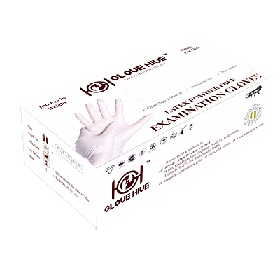 glove hive latex examination gloves - powder free