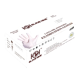 Glove Hive Latex Examination Gloves - Pre-Powdered