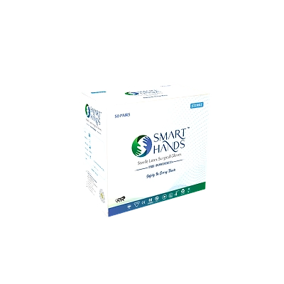 Smart Hands Sterile latex surgical gloves - Pre-Powdered