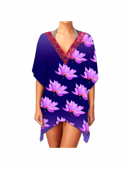 Ladies Short Kaftan Dress Soft, Breathable Fabric, Sexy Beachwear, Perfect for Summer Wear, Comfortable &amp; Stylish for Sale @ Short Length Kaftan-Kar1098