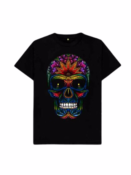 Round Neck Mens T Shirt 100 Percent Cotton Short Sleeve Tee Soft Breathable Comfortable Fabric for Work Home and Outdoor Wear @ Cotton t shirt-Kar1354