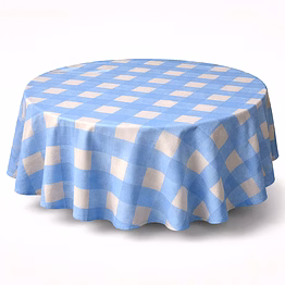 custom blue check table linen & kitchen home set rt 1426