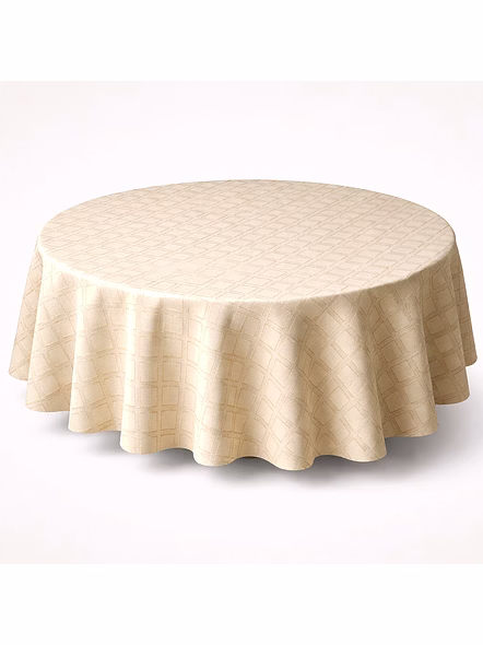 Custom Textured Grid Tablecloth RT 1418