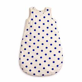 polka dot baby sleeping bag