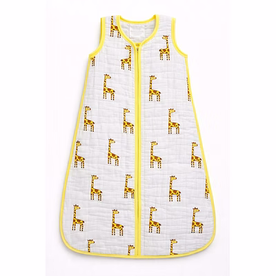 giraffe print baby sleeping bag