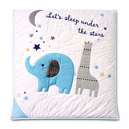 baby crib bedding set with bumper pads