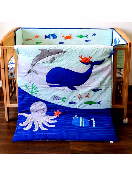 Ocean Theme Baby Crib Bedding Set