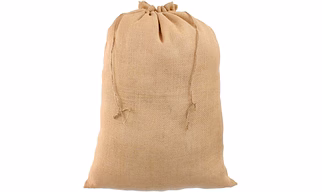 MyOrganicBag 18" x 24" Burlap Bags - 2 Pack - 18x24 Inch Jute Burlap Drawstring Sacks