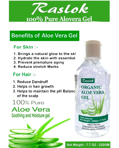 Raslok Aloe Vera Gel (7.76 Oz)-2