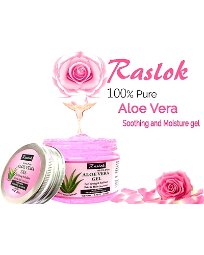 Aloe Vera Gel (Rose, 7.76 OZ)-2