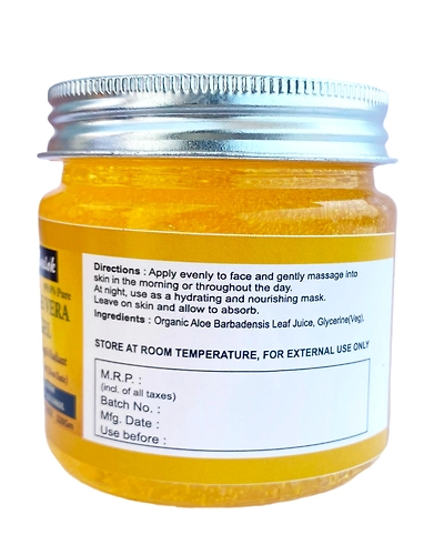 Aloe Vera Gel (Saffron, 7.76 OZ)-1