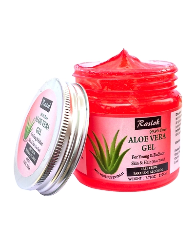Aloe Vera Gel (Hibiscus , 7.76 OZ)-2