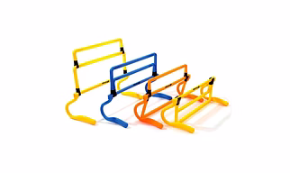 3 IN 1 AGILITY HURDLE-MULTICOLOUR-