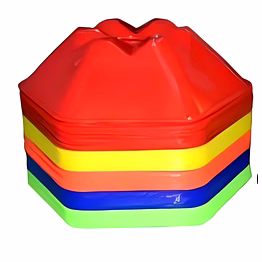hexa saucer cone set of 50 pcs in a box