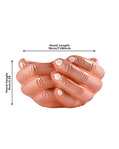 Ceramico Welcome Hand Planter for Indoor and Outdoor-1