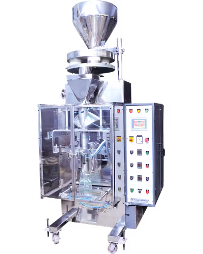 AUTOMATIC PLC CONTROLLED VFFS (COLLAR TYPE) MACHINE WITH CUP FILLER-12333322