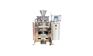 Automatic High Speed Continuous Box-Motion, Vacuum Pulling VFFS (Collar type) Machine for Center Seal / Side Gusset Pouches (Model No.- PackBot-50)