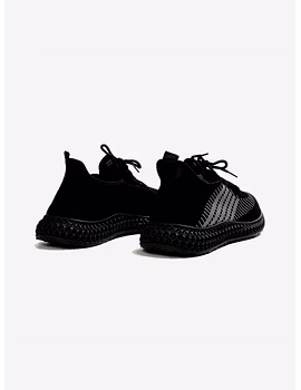 Men Black Durable Running Shoe - Bulk-7-2-sm