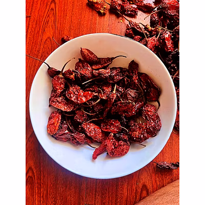 Bhut Jolokia | Naga Chilli | King Chilli | Raja Mircha - Large-3