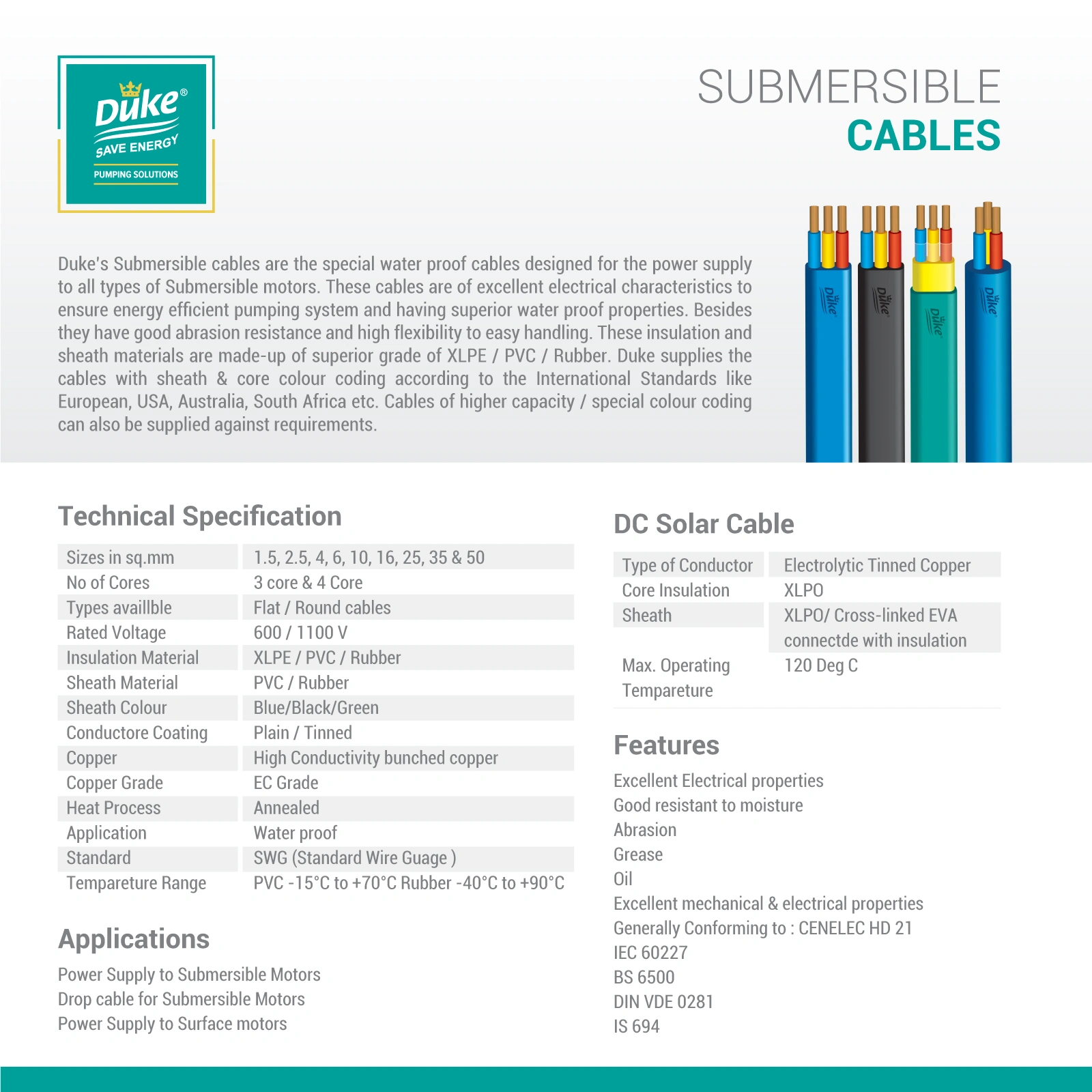 Cables ( Submersible Cables)-6