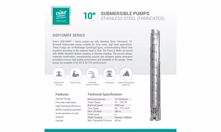 10″ Submersible Pumps Stainless Steel (Fabricated)