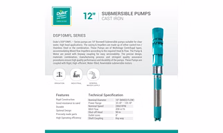 12" Submesible Pumps Cast Iron
