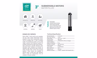 Durable 3" Submersible Motors for Efficient Pumping