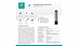 4″ Submersible Motors Water Filled