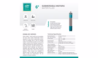 6″ Submersible Motors Water Filled