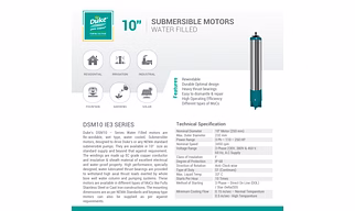 10″ Submersible Motors Water Filled