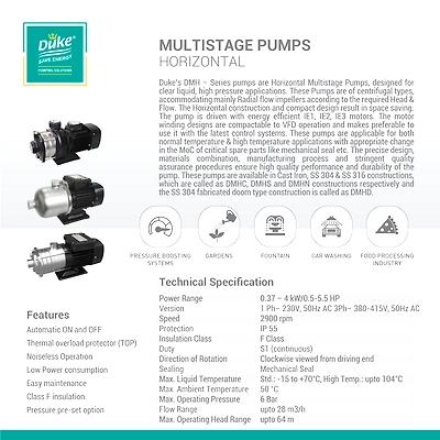 Multistage Pumps Horizontal-2