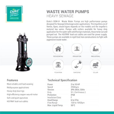 Waste Water Pumps Heavy Sewage-2