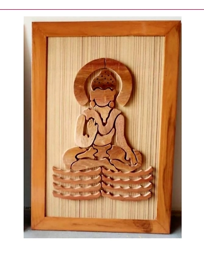 Bamboo Buddha Portrait ( 18&quot; X 24&quot; )-12307602