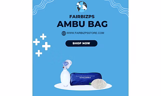 – FAIRBIZPS Silicone Ambu Bag Manual Resuscitator for Infants (Neonatal) – 240ml Capacity with Size 0 Face Mask | Portable Emergency Ventilation Device