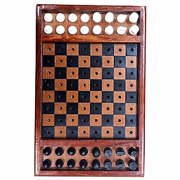experience the joy of strategy with our wooden braille chess set, designed for visually impaired players of all ages. each piece features tactile braille markings, ensuring an inclusive and engaging gaming experience. crafted from high-quality wood, this durable set promotes cognitive skills, problem-solving, and strategic thinking. perfect for family game nights or individual play, it caters to both beginners and seasoned players. the 40 cm x 40 cm board and 5 cm tall pieces make it a beautiful