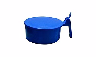 FAIRBIZPS Spitting Mug, Plastic Spit Mug, Spitting Mug For Old Age, Spit Bowl, Leakproof Spittoon Mug With Lid, Cough Spitting Box (300ml) Blue
