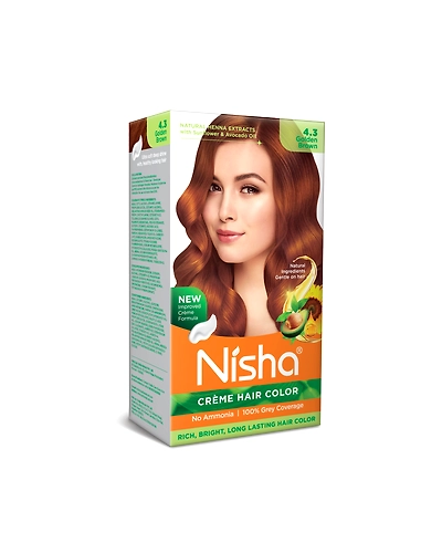 Nisha 120gm Cream Hair Color 100% Grey Coverage Conditioning With Natural Herbs-Natural Black-5