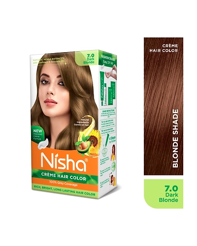 Nisha 120gm Cream Hair Color 100% Grey Coverage Conditioning With Natural Herbs-Natural Black-27