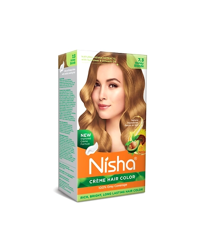 Nisha 120gm Cream Hair Color 100% Grey Coverage Conditioning With Natural Herbs-Natural Black-10