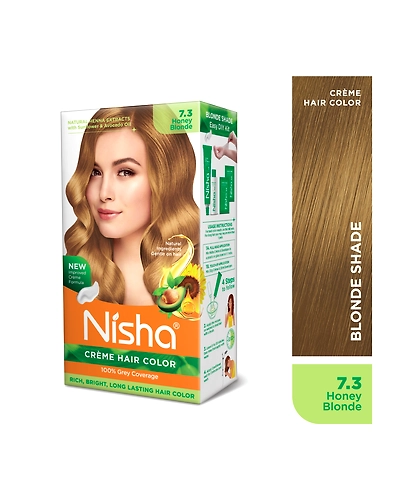 Nisha 120gm Cream Hair Color 100% Grey Coverage Conditioning With Natural Herbs-Natural Black-28