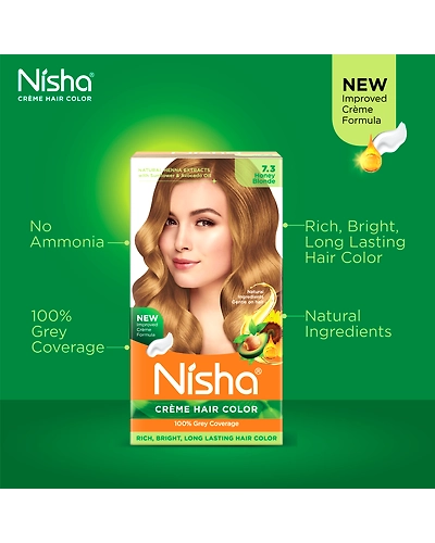 Nisha 120gm Cream Hair Color 100% Grey Coverage Conditioning With Natural Herbs-Natural Black-46