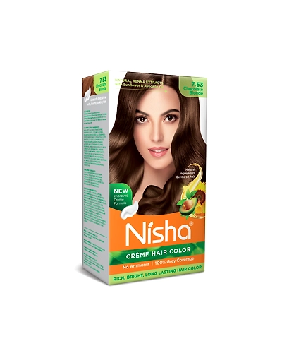 Nisha 120gm Cream Hair Color 100% Grey Coverage Conditioning With Natural Herbs-Natural Black-11