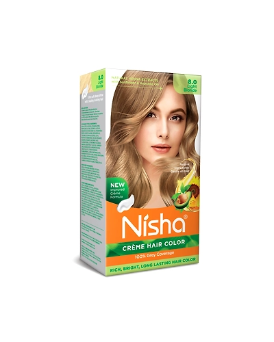 Nisha 120gm Cream Hair Color 100% Grey Coverage Conditioning With Natural Herbs-Natural Black-12