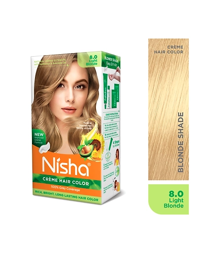 Nisha 120gm Cream Hair Color 100% Grey Coverage Conditioning With Natural Herbs-Natural Black-30