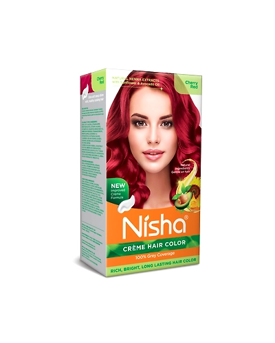 Nisha 120gm Cream Hair Color 100% Grey Coverage Conditioning With Natural Herbs-Natural Black-16